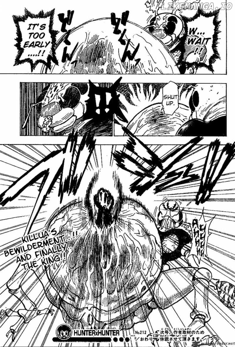 Hunter x Hunter, Chapter 212 image 17